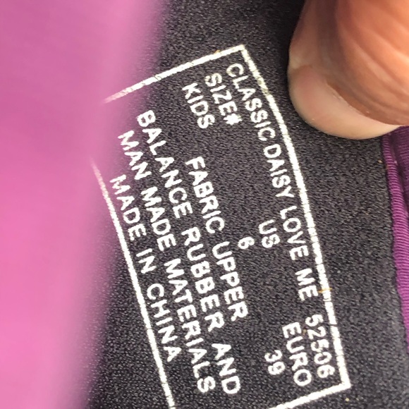 Bogs Classic High Daisy Love Me Purple Kids Waterproof -30 Deg F Boots Size 39/6 - Picture 10 of 11